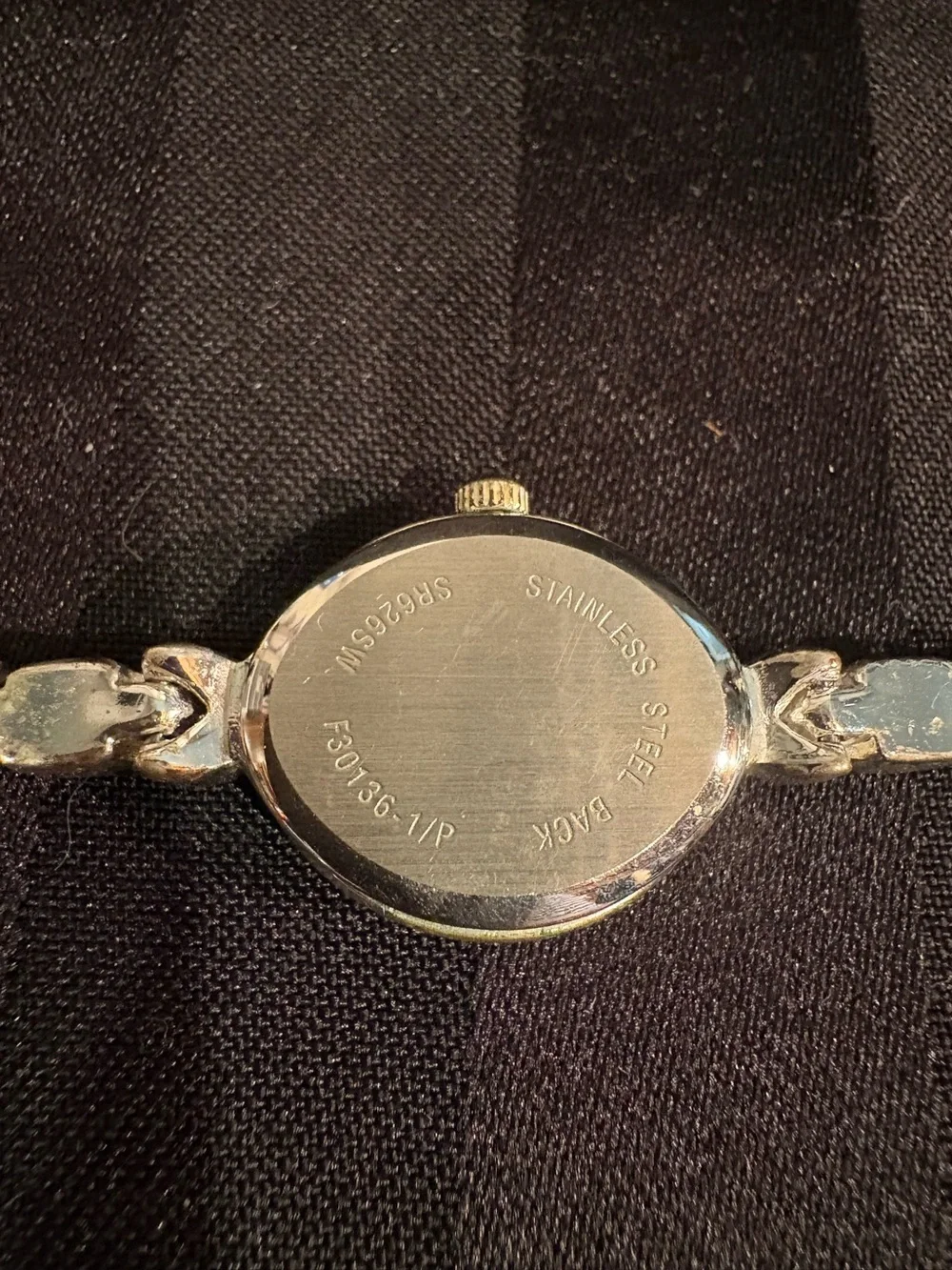 Classic Women's Silver Bracelet Watch with Blue Stones and Crystals